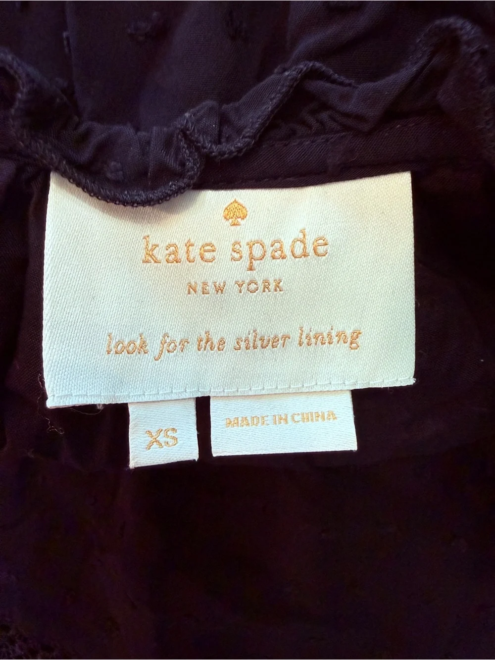Kate Spade Broome Street Swiss Dot Sleeveless Black Midi Dress 25666